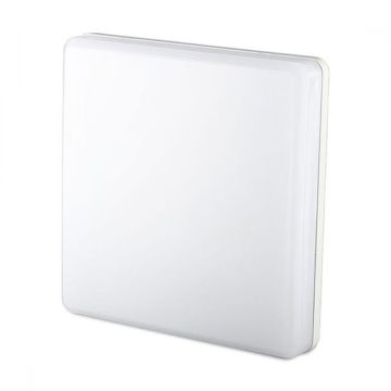 V-TAC PRO VT-8033SQ Plafoniera LED 15W chip samsung trimless soffitto quadrato bianco freddo 6400K IP44 IK08 - sku 13919