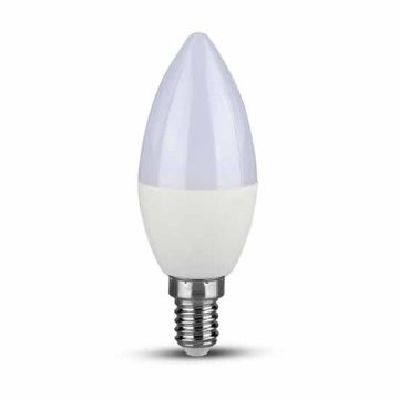 V-TAC VT-293D Lampadina led chip samsung SMD 5,5W candela E14 bianco caldo 3000K dimmable - SKU 20045