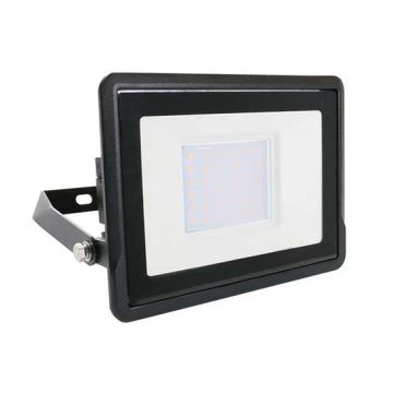 V-TAC VT-138 faro led 30W chip samsung SMD bianco caldo 3000K slim alluminio nero box derivazione IP65 - SKU 20310