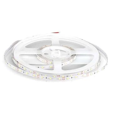 V-TAC VT-3528 Striscia LED 12V SMD3528 5M 4.2W/M 60LED/M 100LM/W monocolore bianco freddo 6500K IP20 - SKU 212005