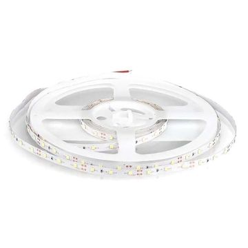 V-TAC VT-3528 Striscia LED 12V SMD3528 5M 4.2W/M 60LED/M 100LM/W monocolore luce verde IP20 - SKU 212011