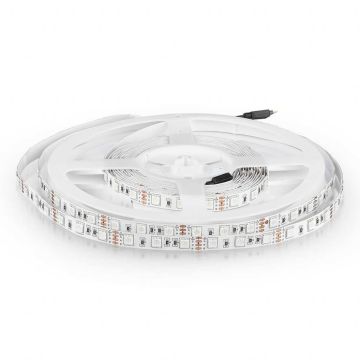 Striscia LED RGB 60led/mt 5050 10.8W/mt strip 5Mt Multicolor 12V No waterproof 10mm 212120