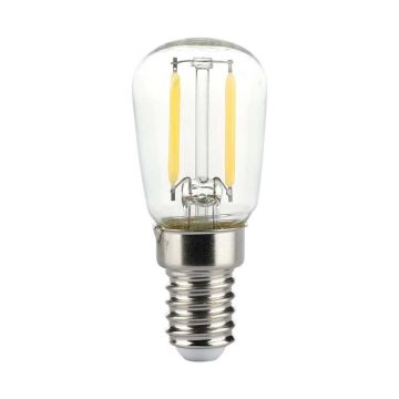 V-TAC VT-1952 Lampadina LED E14 ST26 Vetro filamento trasparente 2W luce bianco caldo 3000K - 214444