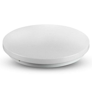 V-TAC VT-8424 Plafoniera led 24W rotonda colore bianco effetto cielo stellato cambia colore CCT 3in1 switch interno IP20 - sku 217606