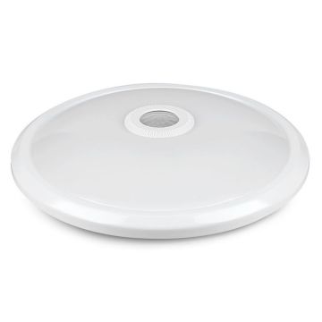 V-TAC PRO VT-13 Plafoniera led 12w chip samsung circolare con sensore di movimento IR + crepuscolare 6400K IP20 - SKU 21809
