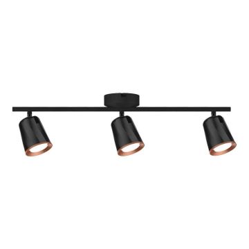 V-TAC VT-818 LED-Lampe 15W Dreifach-Wandstrahler schwarz verstellbarer Kronleuchter Licht naturweiß 4000K - SKU 218259