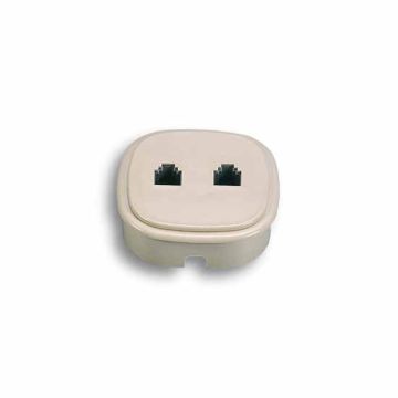 Presa telefonica da parete/incasso 2 plug 6/4c Fanton 22380