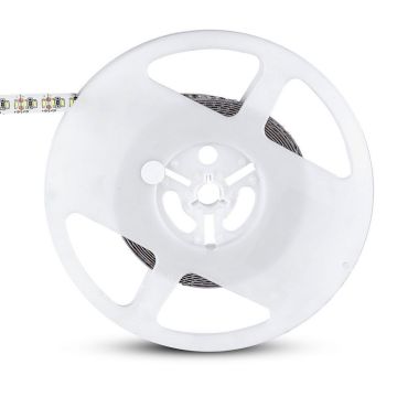 V-TAC VT-3014 Striscia led 204led/mt SMD3014 strip 5M 12V 18W/mt luce bianco freddo 6400K IP20 sku 2403