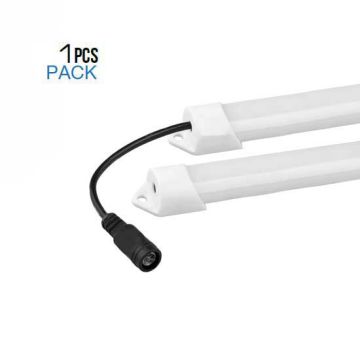 Set strisce LED rigide con profilo V-TAC SMD4014 12V 18W 1.700LM VT-4014P – SKU 2542 Bianco Naturale 4000K