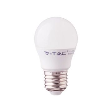 V-TAC PRO VT-245 Lampadina Chip LED Samsung 4,5W E27 Mini Globo G45 bianco naturale 4000K - SKU 262