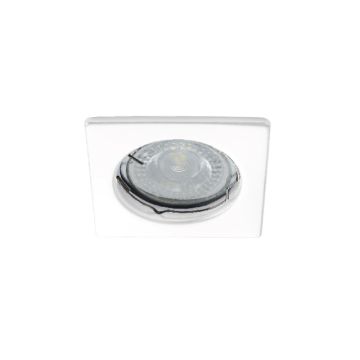 Portafaretto incasso GU10-GU5.3 max 35W quadrato Kanlux ALOR DSL-W Cod. 26726 - Bianco