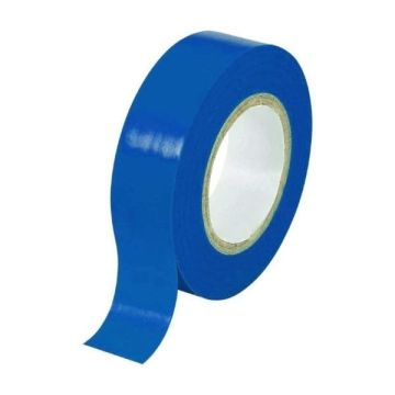 Nastro isolante blu in PVC autoestinguente 0.13x19mm da 25m FAEG - FG27192