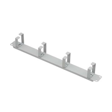 Pannello passacavi cieco 1U colore grigio per armadio rack 19" Fanton 28340