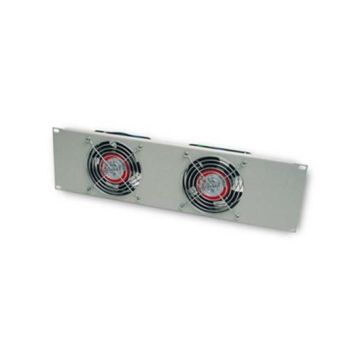 Gruppo di ventilazione 2 ventole 3U per armadio rack 19" Fanton 28360