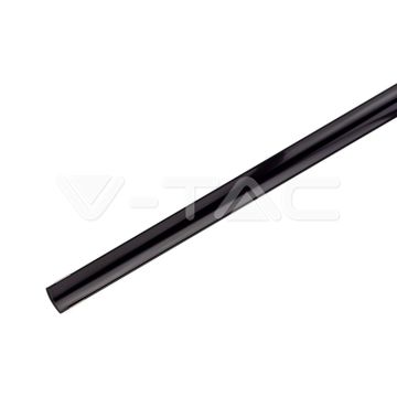 V-TAC VT-8109 Profilo in alluminio angolare colore nero 2Mt per strip led sku 2874