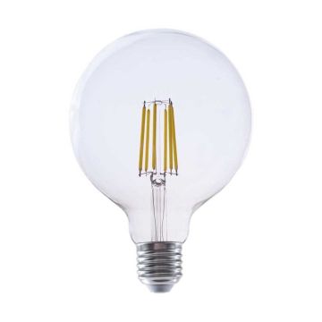 V-TAC VT-2344 Lampadina led 4W E27 3000k lampada globo filamento bulbo G125 vetro trasparente sku 2992