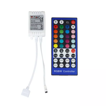 V-TAC Controller striscia LED RGB+W con telecomando 40 tasti Mod. 3326