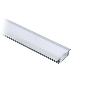 V-TAC VT-8106 Profilo in alluminio da 2M milky cover per striscia LED - sku 3350