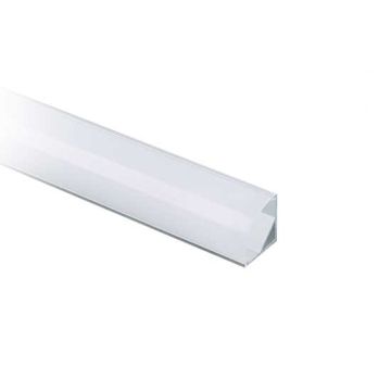 V-TAC VT-8109 Profilo in alluminio angolare da 2M milky cover per striscia LED - sku 3353