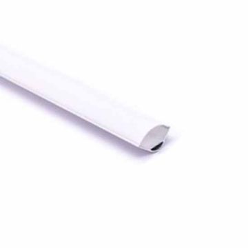 V-TAC VT-8105 Profilo in alluminio angolare da 2M milky cover per striscia LED - sku 3363