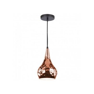 Portalampada Pendente 1MT E27 Elegant Stylish Ф160mm- Copper Cromo-Oro rosa