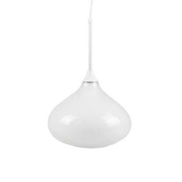 Lampadario Moderno in Vetro 1MT E27 Elegant Stylish Sleek White Glass Ф285mm V-TAC MOD. VT-7281 SKU: 3884 Trasparente