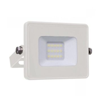 V-TAC PRO VT-10 Faro led 10W slim alluminio bianco chip Samsung SMD bianco naturale 4000K - SKU 428