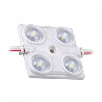 V-TAC VT-28356 Modulo 4 LED Chip SMD2835 1,44W 12V monocolore rosso waterproof IP68 - sku 5131