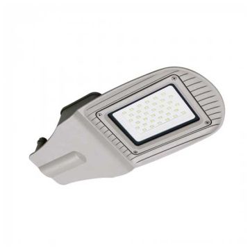 Armatura Lampada stradale V-TAC LED SMD 30W SMD 2.400LM 100° Alluminio Grigio IP65 VT-15030ST - SKU 5488 Bianco freddo 6400K