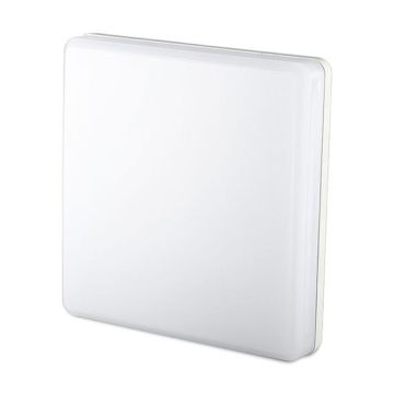 V-TAC PRO VT-8033SQ Plafoniera LED 15W chip samsung trimless soffitto quadrato bianco naturale 4000K IP44 IK08 - sku 55679