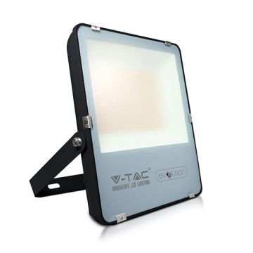 V-TAC Evolution VT-49261 Faro led 200W slim alluminio nero super efficienza 160LM/W bianco freddo 6400K IP65 - SKU 5923