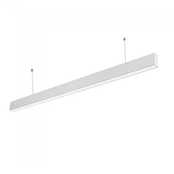 V-TAC PRO VT-7-40 Plafoniera led linear light a sospensione samsung chip smd 40W 6400K alluminio bianco raccordabile - sku 602