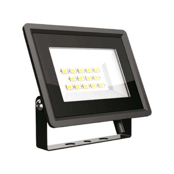 V-TAC VT-4914 Faro led floodlight 10W SMD 75LM/W 110° bianco caldo 3000K slim alluminio nero IP65 - SKU 6727