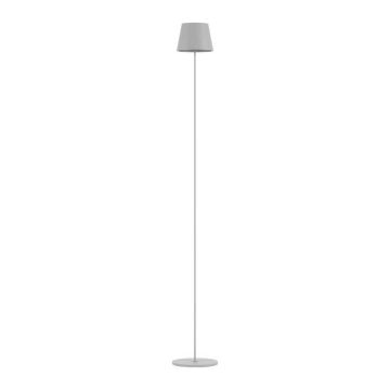 V-TAC VT-7544 Lampada da terra piantana led touch dimmerabile in alluminio corpo bianco altezza regolabile 50cm-130cm ricarica USB - sku 7007