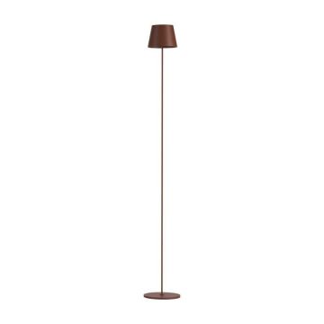 V-TAC VT-7544 Lampada da terra piantana led touch dimmerabile in alluminio corpo corten altezza regolabile 50cm-130cm ricarica USB - sku 7008