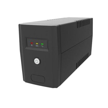 Line-Interactive UPS 650VA/360W con batteria 12V 7Ah protezione da sovraccarico