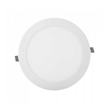 V-TAC VT-612RD pannello led incasso rotondo 12W chip samsung bianco naturale 4000K + driver - SKU 713