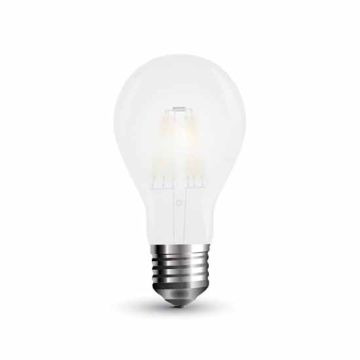 V-Tac VT-2049 Lampadina Bulbo SMD 9W E27 A67 filamento Vetro Smerigliato - SKU 7186 Bianco Freddo 6400k