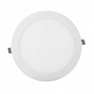 V-TAC VT-618RD pannello led incasso rotondo 18W chip samsung bianco naturale 4000K + driver - SKU 719