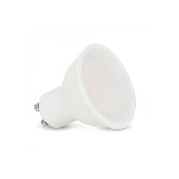 V-Tac VT-2096 Lampadina Spot LED SMD GU10 6W Termoplastica Milky Cover - SKU 7310 Bianco Caldo 3000K