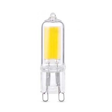 V-TAC VT-2102 Lampadina LED SMD G9 2W vetro Trasparente - SKU 7337 Bianco caldo 2700K