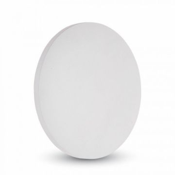 V-TAC VT-743 Lampada LED da Muro Rotonda 8W applique da esterno alluminio 160LM/W Colore Bianco luce 4000K IP65 - sku 217527