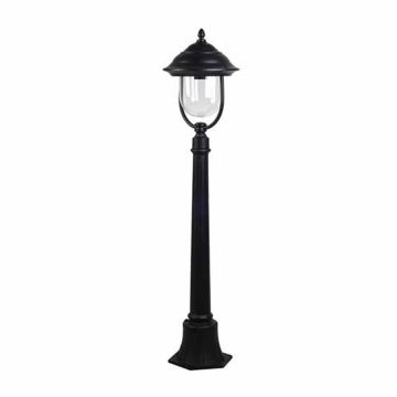 V-TAC VT-851 Portalampada lampione lanterna giardino in alluminio fissaggio a terra 110CM IP44 1xE27 - SKU 7530