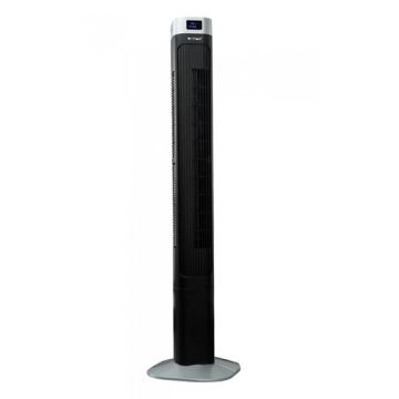 V-TAC VT-5546 Ventilatore tower fan 55W 1160mm con display temperatura e telecomando abs colore nero ip20 - sku 7901