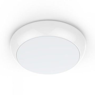 V-TAC PRO VT-16 Plafoniera led 15w chip samsung soffitto circolare con sensore di movimento + crepuscolare corpo bianco IP65 4000K - SKU 804