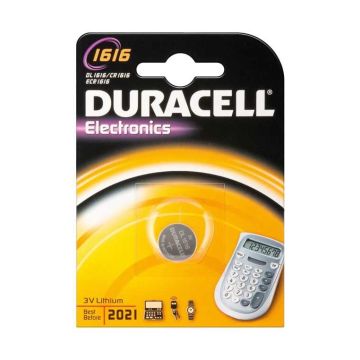 Batteria a litio Bottone Duracell 1616 3V - Confezione da 1pz