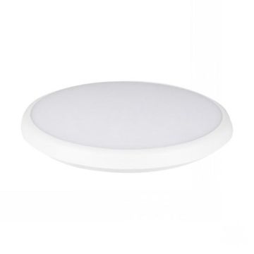 V-TAC PRO VT-12S Plafoniera led 12w chip samsung soffitto circolare corpo slim bianco IP65 bianco naturale 4000K - SKU 820