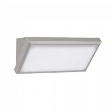 Lampada LED da parete V-TAC 12W 600LM Luce soffusa 110° forma rettangolare esterno IP65 VT-8054 – SKU 8235 Bianco freddo 6400K