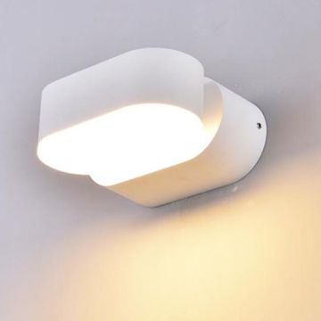 V-TAC VT-816 Lampada LED 6W da parete bianco testa ruotabile wall light bianco caldo 3000K IP65 - SKU 8286