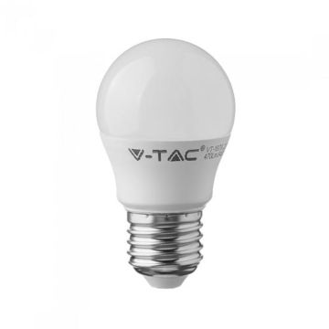 V-TAC PRO VT-290 Lampadina Chip LED Samsung SMD 7W E27 Mini Globo G45 bianco caldo 3000K - SKU 866